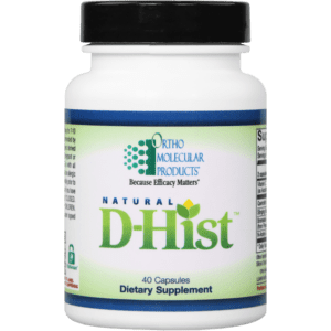 Ortho Molecular Products Natural D-Hist 40 caps