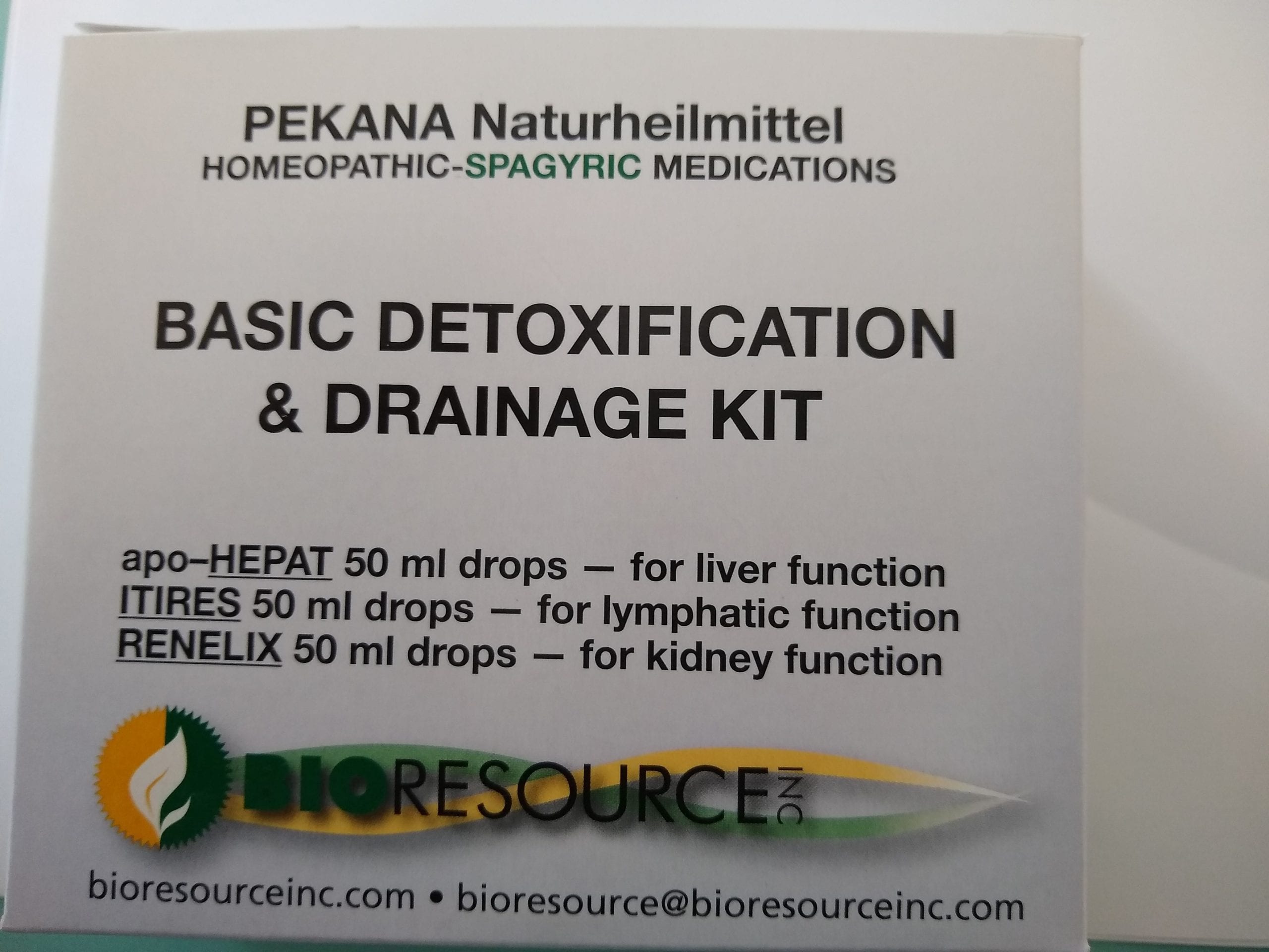 Pekana Big Three Detoxification & Drainage Kit