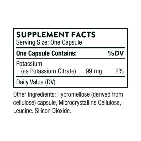 Potassium Citrate Ingredients