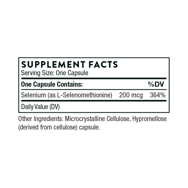 Selenomethionine Ingredients