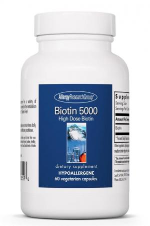 Biotin 5000 60 veg caps 70350