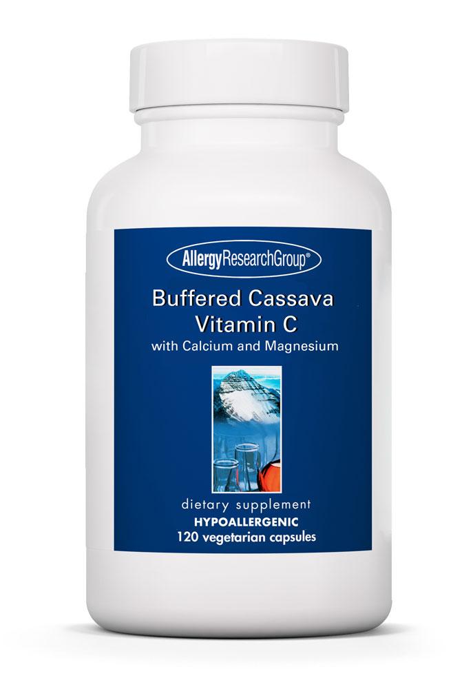 Buffered Cassava Vitamin C with Calcium and Magnesium 120 caps 75010