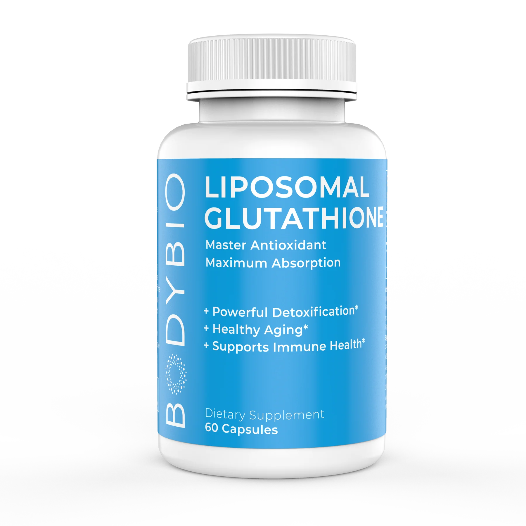 BodyBio Liposomal Glutatione front label