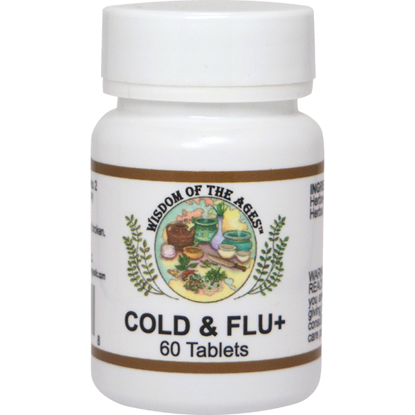 Wisdom of the Ages Cold & Flu+ 60 tablets