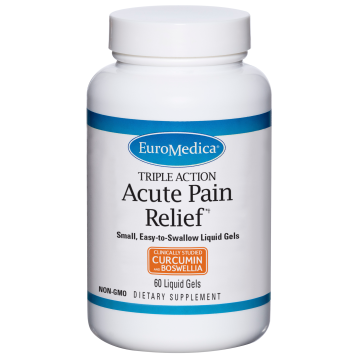 EuroMedica Triple Action Acute Pain Relief 60 softgels