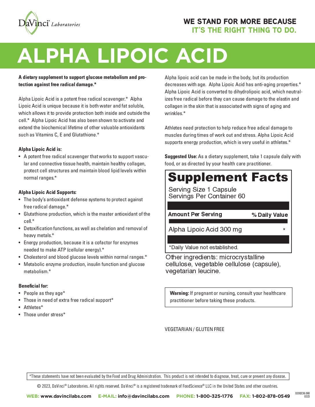 Alpha Lipoic Acid 300 - Image 5