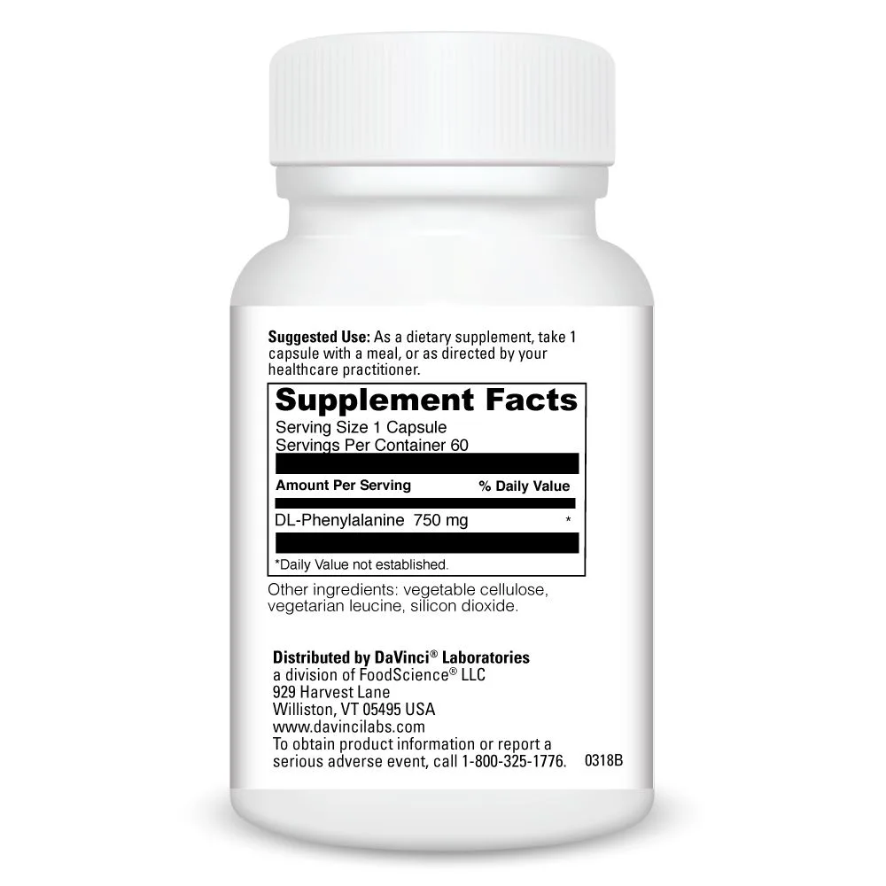DL-Phenylalanine 750 mg - Image 2
