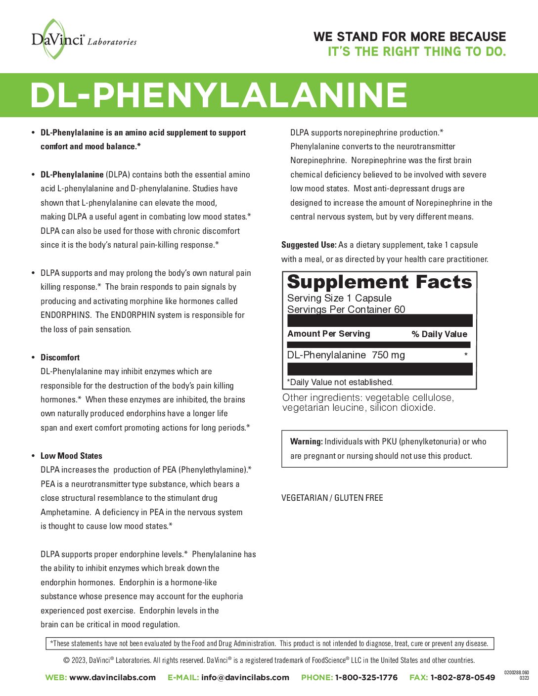 DL-Phenylalanine 750 mg - Image 5