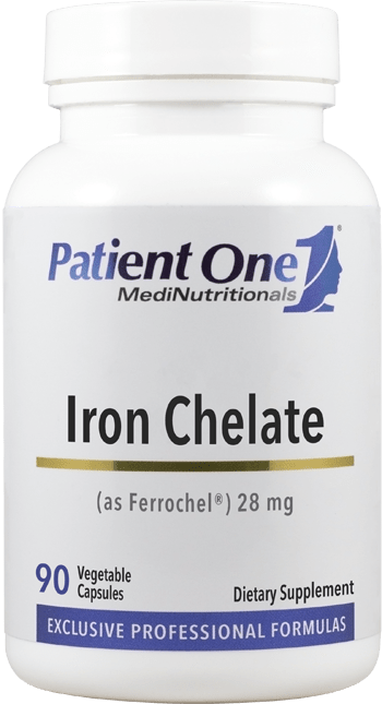 Iron Chelate 28 mg 90 caps P1065-90.