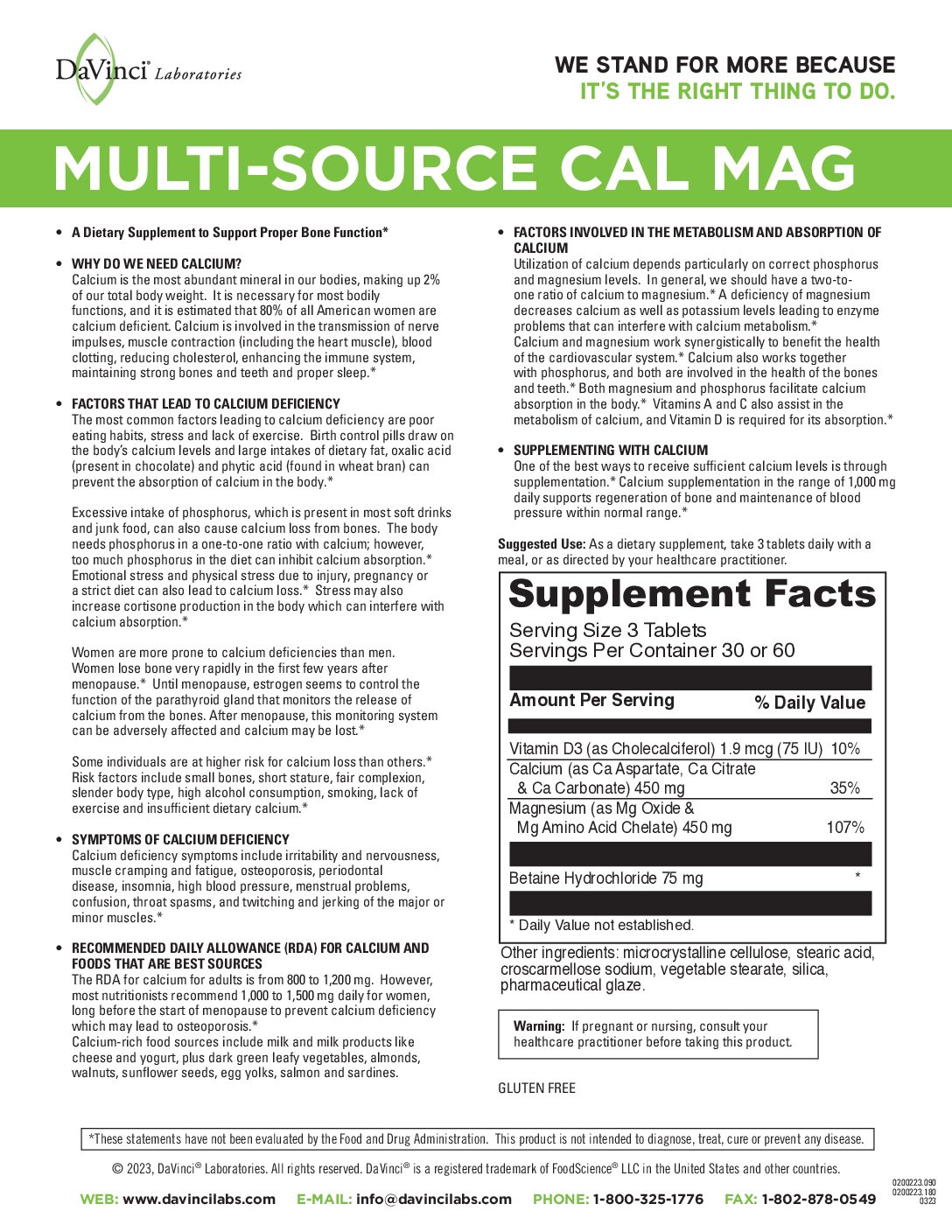 Multi-Source Cal-Mag - Full Spectrum Energy Medicine