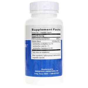 Acidophilus D.R. Supplement Facts.