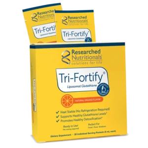Tri-Fortify Lioosomal Glutathione 20 pack box Orange RN138