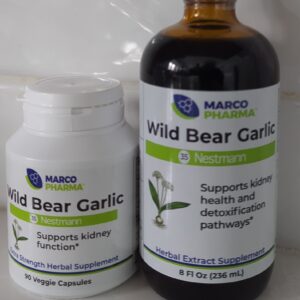 Wild Bear Garlic caps and liquid Marco Pharma.