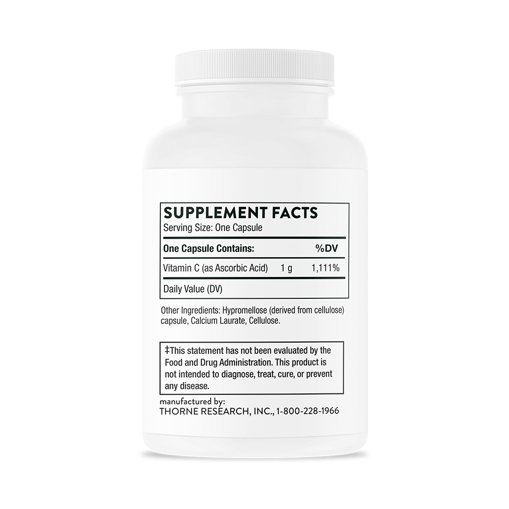 Vitamin C 1,000 mg Supplement Facts C153