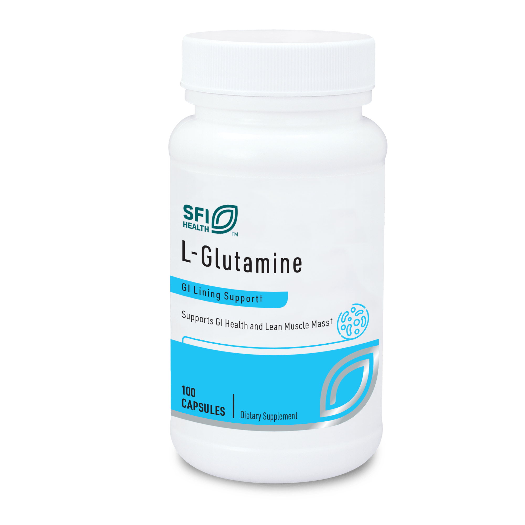 L-Glutamine (500mg) 100 veg caps SFI GLN.