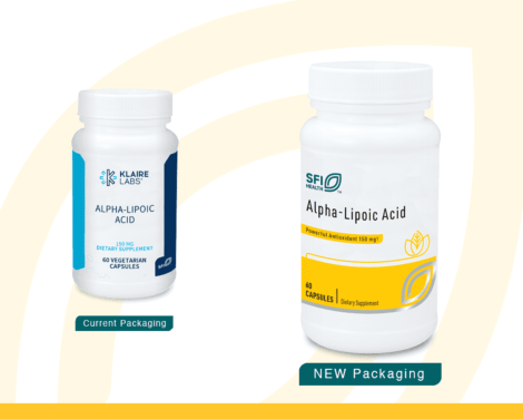 Alpha Lipoic Acid current vs new label SFI V293-06.
