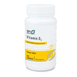 Vitamin D3 1,000 OI 100 veg caps SFI VTD
